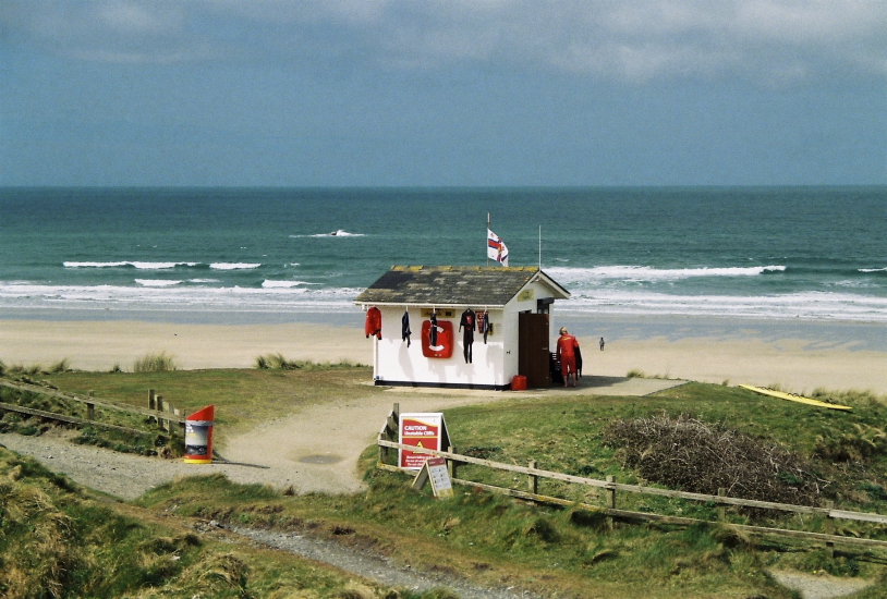 Gwithian Life Guard Hut Cornwall